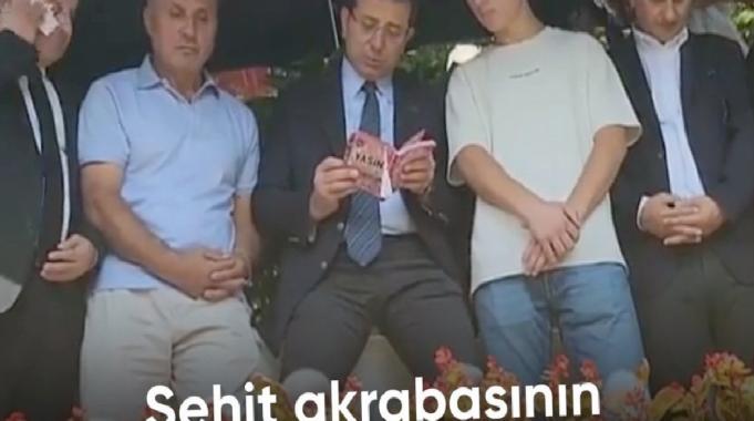 Ekrem İmamoğlu şehit mezarında Yasin-i Şerif okudu