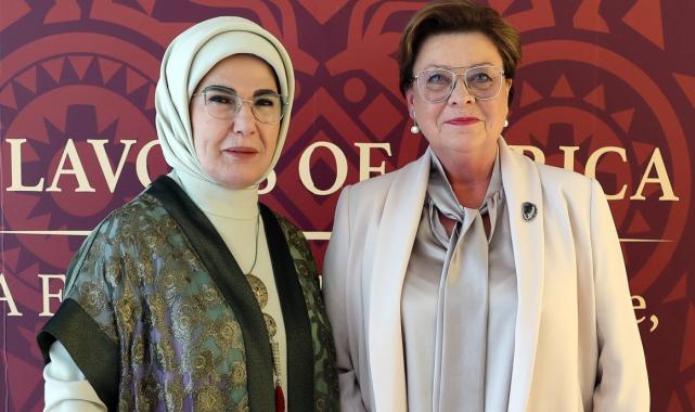 Emine Erdoğan, New York'ta Afrika yemek kültürü tanıtımı programında konuştu