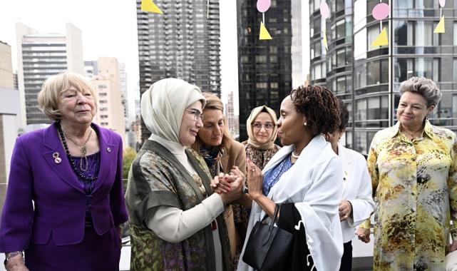 Emine Erdoğan New York'ta yoğun bir program yürüttü