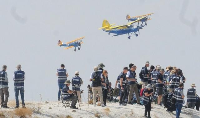 Eskişehir'deki hava şenliği: Akrobasi gösterisi ilgiyle takip edildi