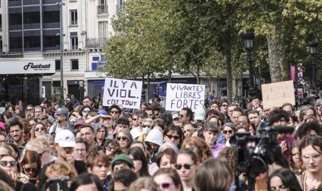 Fransa'da tecavüz skandalında mahkemeden tepki çeken karar: Halk protesto gösterileri düzenledi