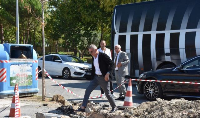 İbrahim Hacıosmanoğlu, Manisa FK'nın tesisini gezdi