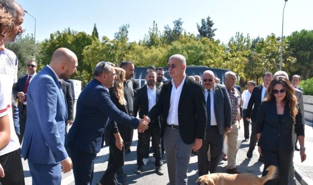 İbrahim Hacıosmanoğlu, Manisa FK'nın tesisini gezdi