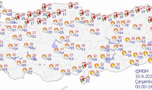 İstanbul dahil birçok il için kuvvetli sağanak uyarısı