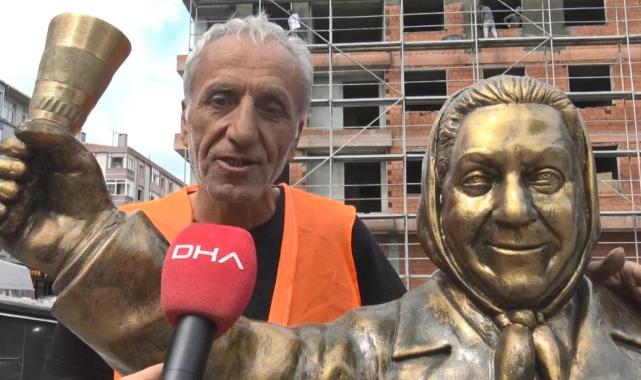 İstanbul'da Adile Naşit heykelinin zili çalındı