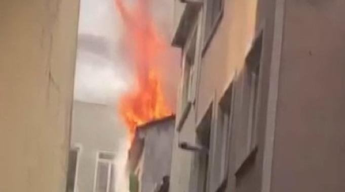 İstanbul'da korkutan yangın