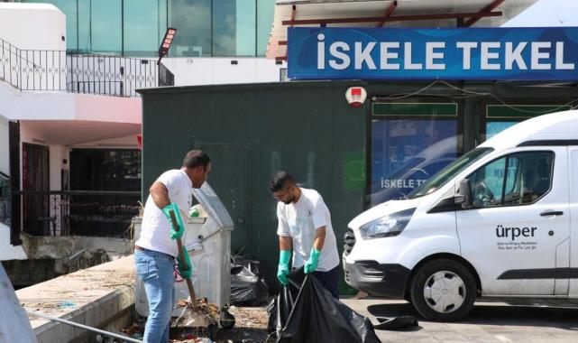 İzmir’de çevre kirliliği: Sağanak sonrası Körfez'e çöp aktı