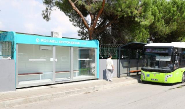 Kocaeli'de otogar aktarma durakları yenilendi