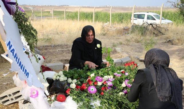 Narin Güran'ın mezarı gelinliklerle kaplandı: Gelen fotoğraf çektiriyor