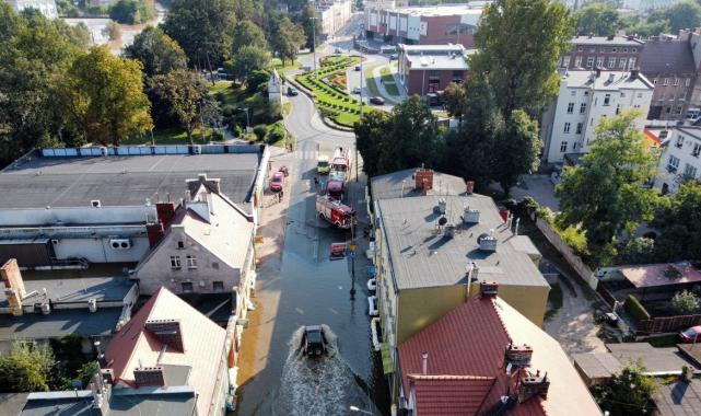 Polonya'da fırtınanın vurduğu bölgeler Bayraktar S ile izlendi