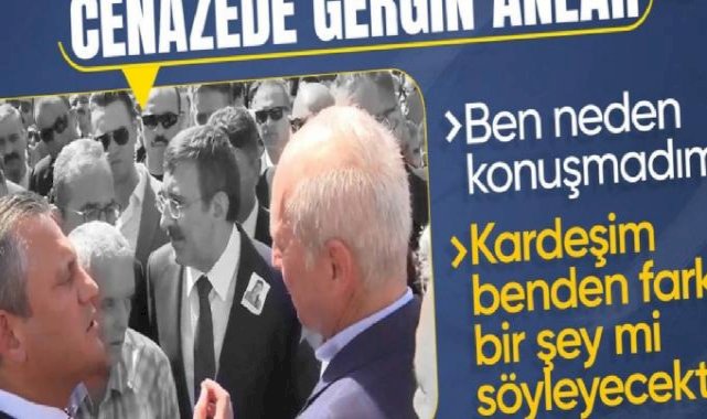 Ayşenur'un cenazesinde Özgür Özel ile Numan Kurtulmuş arasında gergin anlar