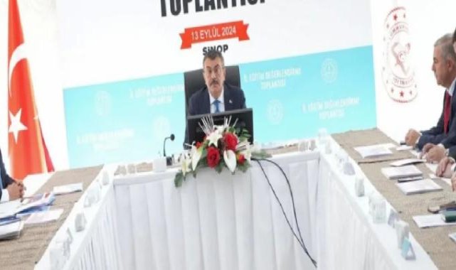 Bakan Tekin, eğitimi Sinop'ta değerlendirdi