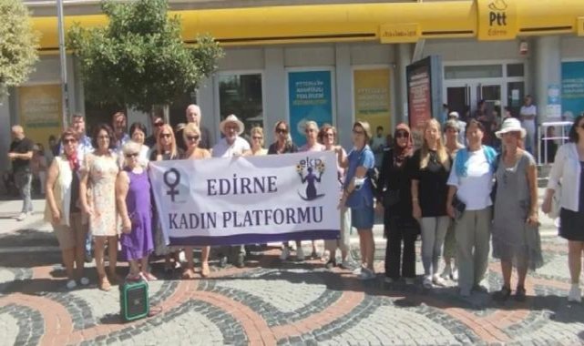 Edirne Kadın Platformu’ndan Narin Güran protestosu