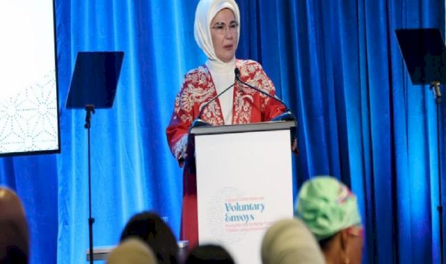 Emine Erdoğan New York’ta Gönül Elçileri Projesi hakkında konuştu