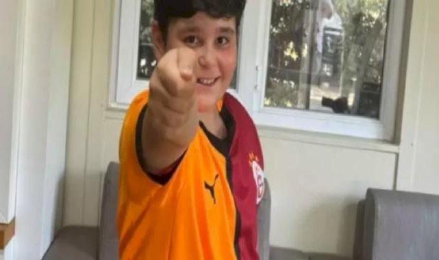 Galatasaraylı küçük taraftar Rüzgar'dan, Kerem Aktürkoğlu'na mesaj