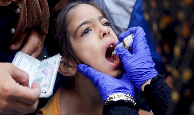 Gazze’de çocukların yüzde 69’una çocuk felci aşısının ilk dozu yapıldı