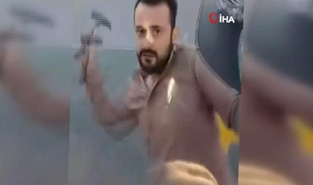 İstanbul'da tır şoförleri birbirlerine çekiçle saldırdı