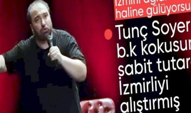Komedyen Özgür Turhan, İzmir'deki kötü kokuyu mizahına taşıdı
