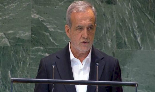 Mesud Pezeşkiyan'dan Trük gazetecilere Türkçe cevap