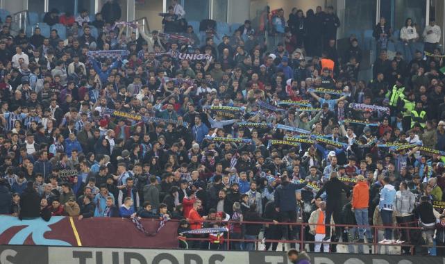 Trabzonspor taraftarlarından deplasman yasağına tepki!