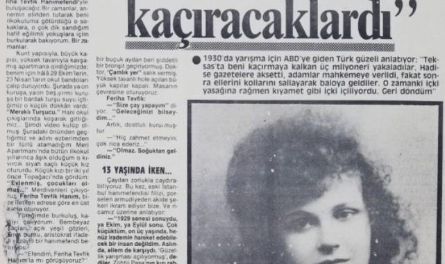 Türkiye’nin ilk güzellik kraliçesi 86 yıl önce Mardin’i ziyaret etmiş