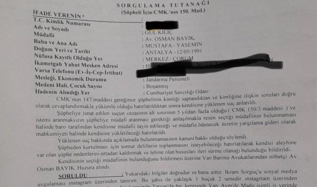 Van'da imamın cinsel saldırıda bulunduğunu söyleyen kadın astsubayın ifadesi