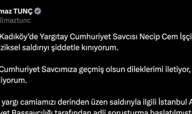 Yargıtay Cumhuriyet Savcısı Necip Cem İşçimen’e saldırı