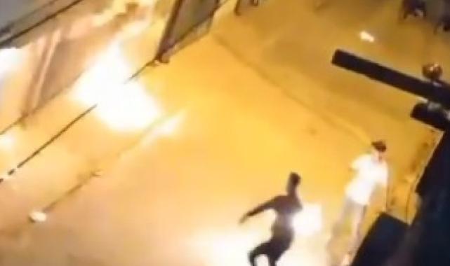 Adana'da damattan, kayınpederinin evine molotof kokteyli saldırı