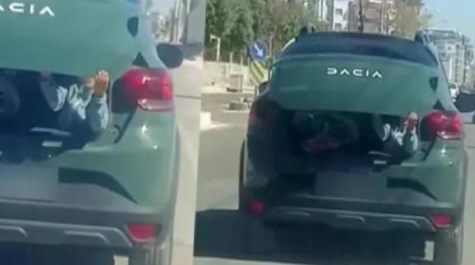 Adıyaman&#039;da küçük çocuğun tehlikeli yolculuğunda sürücüye adli işlem uygulandı