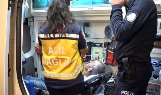 Antalya'da kendi evini yaktı, komşuları tepki gösterdi