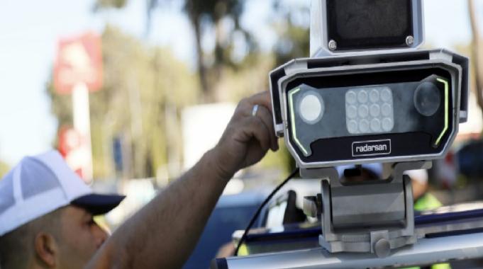 Antalya'da yapay zekalı radarla hız tespiti