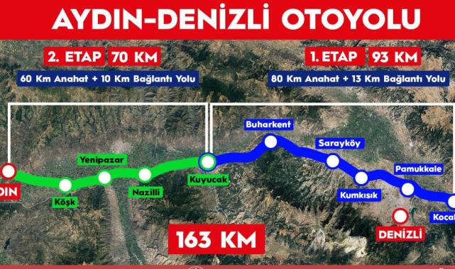 Aydın-Denizli Otoyolu hizmete açıldı: Bakan Uraloğlu açılışa katıldı