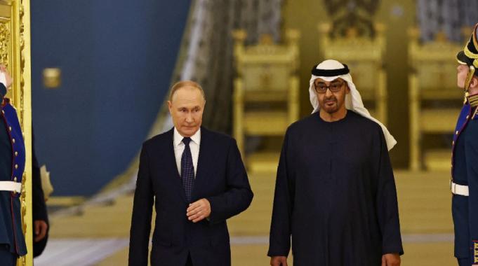 BAE lideri El Nahyan Rusya Devlet Başkanı Putin ile görüştü