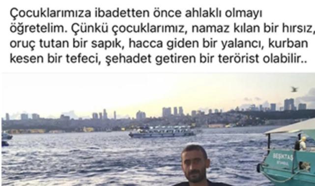 Beyoğlu'nda genç kızı taciz eden sapığın ahlak dersi verdiği paylaşımlar