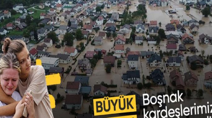 Bosna Hersek'te sel felaketi: Türkiye uzattığı yardım eliyle yaraları sarıyor