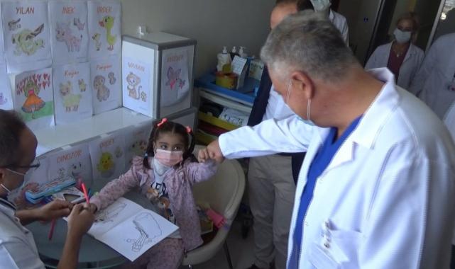 Bursa'da babası sayesinde hayata tutundu