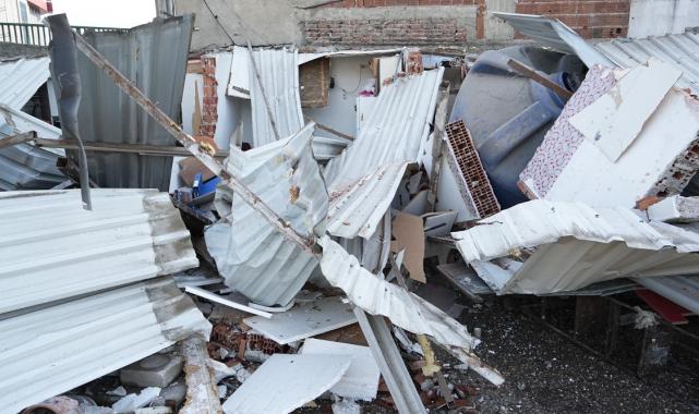 Bursa'da sözleşmesi bitmeyen kiracının arsasını yerle bir etti