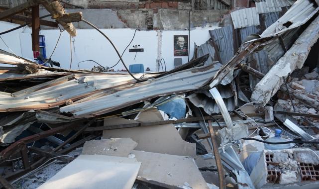 Bursa'da sözleşmesi bitmeyen kiracının arsasını yerle bir etti