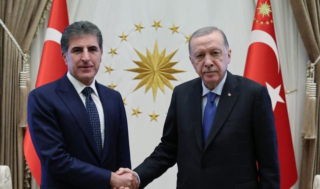 Cumhurbaşkanı Erdoğan, Barzani'yi kabul etti