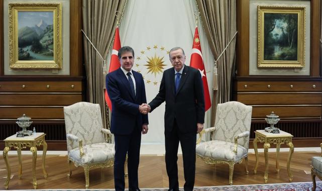 Cumhurbaşkanı Erdoğan, Barzani'yi kabul etti