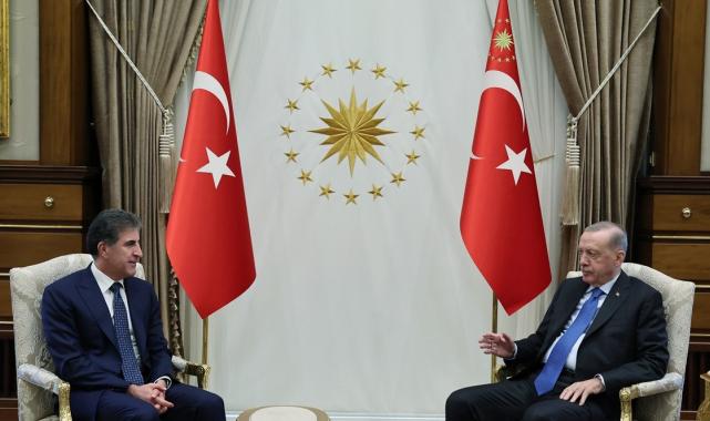 Cumhurbaşkanı Erdoğan, Barzani'yi kabul etti