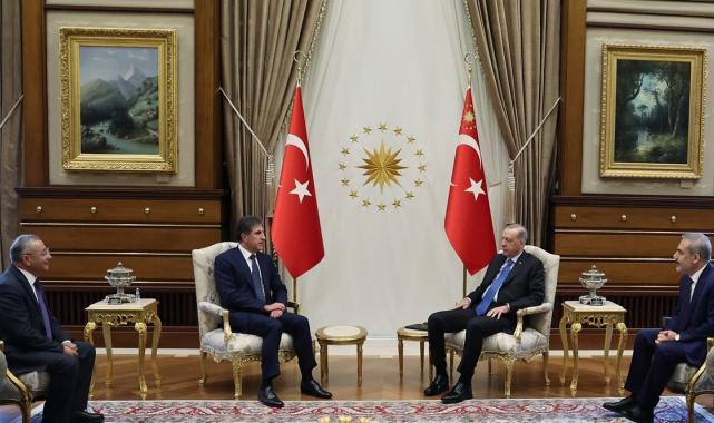 Cumhurbaşkanı Erdoğan, Barzani'yi kabul etti