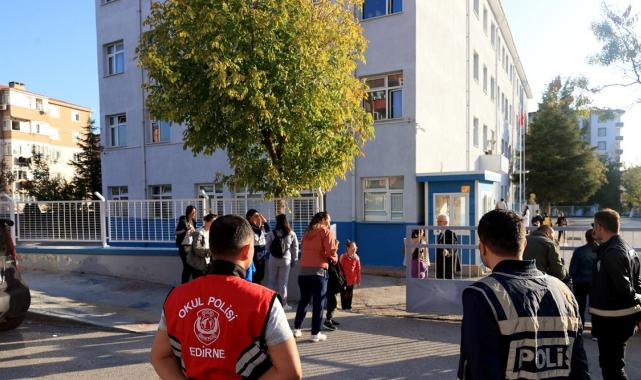 Edirne'de 'Okul polisi' uygulaması güven verdi
