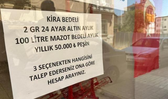 Elazığ'da yaşayan adam 40 metrekarelik dükkanını takas usulü ile kiraya vermek istiyor