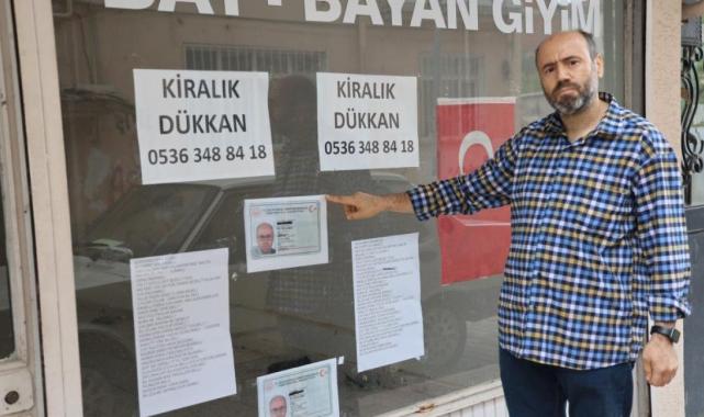 Elazığ'da yaşayan adam 40 metrekarelik dükkanını takas usulü ile kiraya vermek istiyor