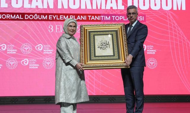 Emine Erdoğan'dan anne adaylarına 'normal doğum' çağrısı