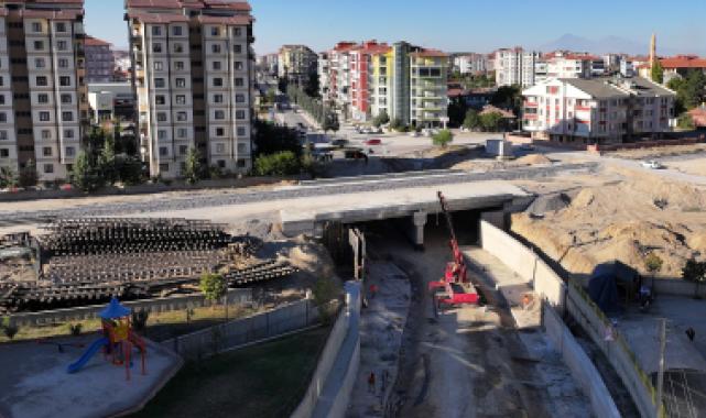 Ereğli'de Karaman-Ulukışla hızlı tren hattına yakın mercek