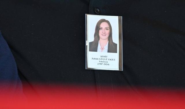 Evlilik yıldönümünde şehit düşen mühendis Zahide Güçlü Ekici'ye veda