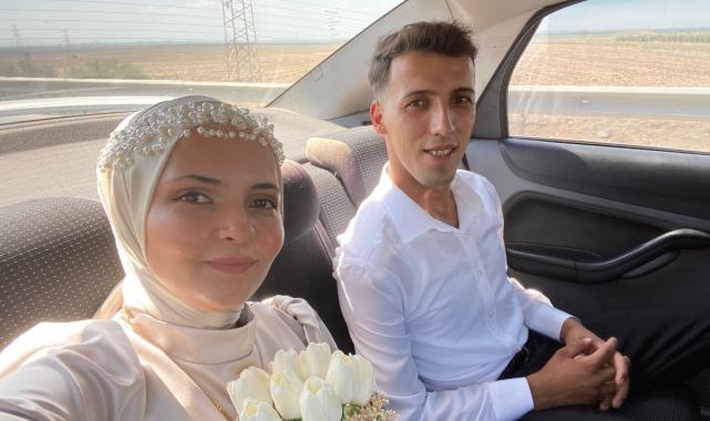 Hatay'da damat davetiye dağıtırken kaza geçirdi