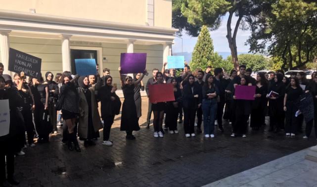 Hukuk fakültesi öğrencilerinden kadın cinayetlerine tepki